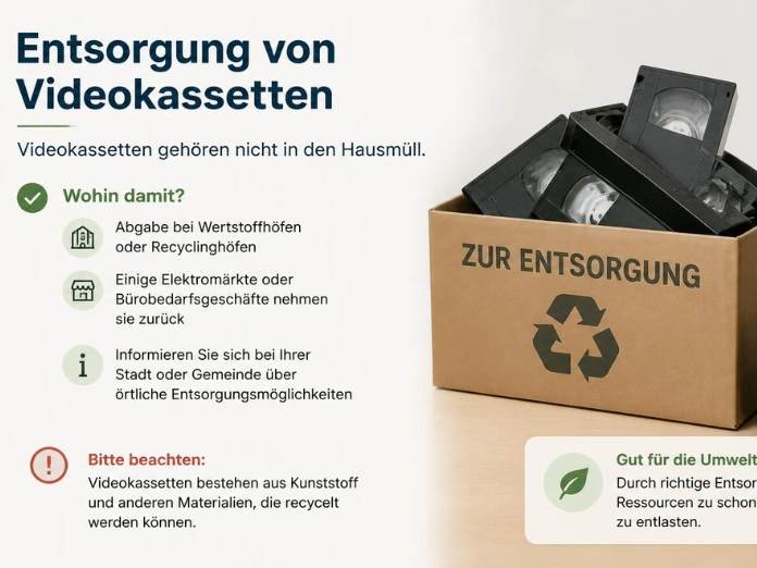 Entsorgung Videokassetten Entsorgung Videokassetten