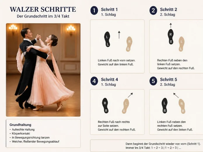 Walzer Schritte Walzer Schritte