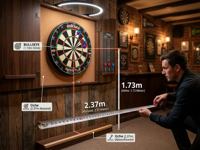 entfernung zur dartscheibe entfernung zur dartscheibe